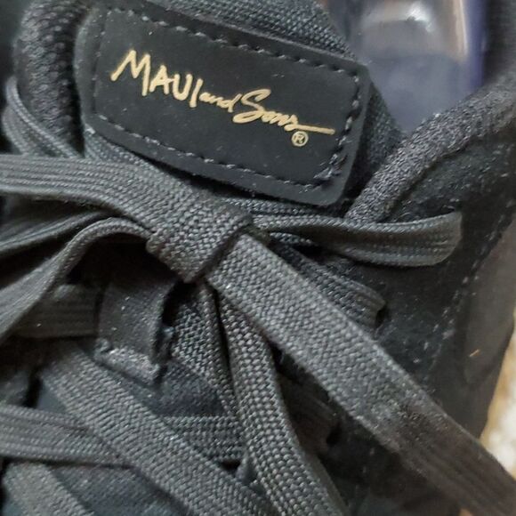 Maui and Sons Mens Black Suede Loafer, Size 8.5 - Picture 4 of 8